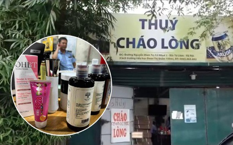 Hé lộ bí mật bên trong quán cháo lòng ở Hà Nội: Nguyên 1 kho xưởng chuyên "hô biến" mỹ phẩm “hết date” thành hàng còn hạn sử dụng