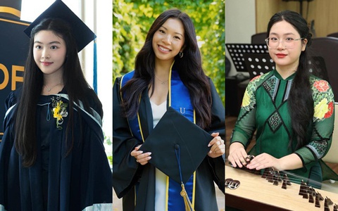 Khoảnh khắc "gây sốt" của hội mỹ nữ con sao Việt tại lễ tốt nghiệp: Người được khen đẹp như Hoa hậu, người gây trầm trồ vì tài năng