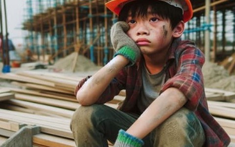 Cậu bé nướng cả tháng lương của bố vào game, bố dắt ra công trường bắt kiếm lại