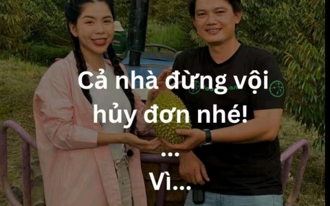 Nhiều người “quay xe” hủy đơn sầu riêng sau phiên livestream tối 7-7 của "Hằng Du mục"