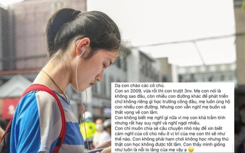 Con trượt hết nguyện vọng vào 10, bà mẹ TP.HCM nói một câu mà ai cũng phục, nhưng những suy tư sau đó mới đáng suy ngẫm