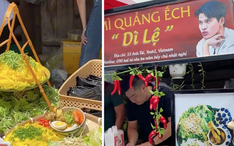 Quốc Thiên "mở hàng" mì Quảng ếch nhưng bị các anh tài chê "bát nháo": Chưa gì đã thấy ồn ào rồi!