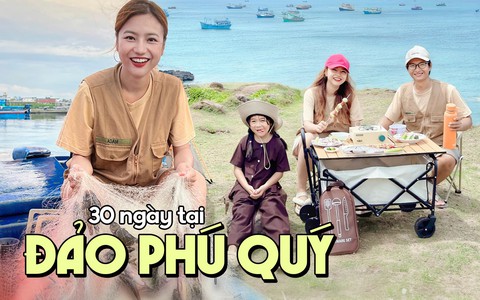 Mẹ trẻ thuê nhà cho cả gia đình đi du lịch đảo Phú Quý nguyên 1 tháng: Hải sản ăn "ngập răng", con tha hồ trải nghiệm cuộc sống bản địa, tổng chi phí mới bất ngờ