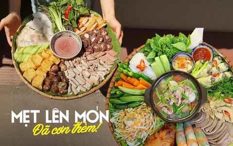 Mẹ đảm Hà thành trổ tài bài trí 30 mâm cơm lên mẹt: "Cả nhà quây quần quanh một mẹt tròn, vừa ăn vừa trò chuyện rất ấm cúng"