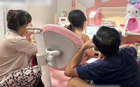Bức ảnh học sinh lớp 1 trông cực kỳ bình thường nhưng lại "gây sốt": Đọc chức danh phụ huynh ai nấy không nhịn được cười