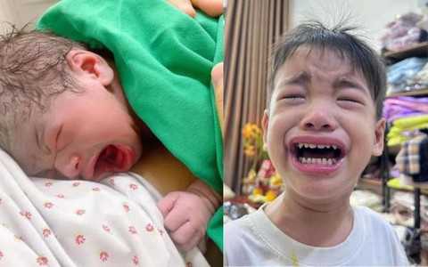 Em bé có kiểu khóc khiến cả MXH phải cười, xem xong dân tình khẳng định: "Lê Dương Bảo Lâm chỉ là cái tên"