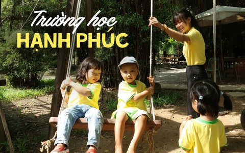 TP.HCM có 1 ngôi trường mầm non: Bé bé xinh xinh nhưng phụ huynh vẫn nhất quyết vượt 15km mỗi ngày đưa con đến học