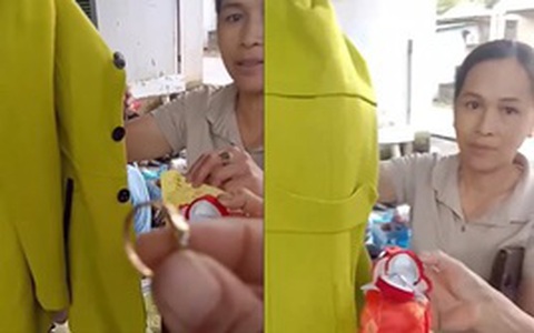 Phát hiện vàng trong quần áo cứu trợ bão lũ, tìm chủ nhân qua mạng