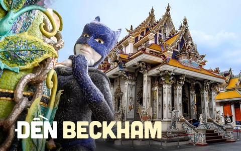 Độc lạ đền David Beckham ở Thái Lan: Ngoài tượng Beckham, đền còn "thờ" cả chuột Mickey, Pikachu và nguyên dàn siêu anh hùng từ DC đến Marvel!