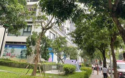 Bé trai 5 tuổi ở Hà Nội rơi từ tầng 22 chung cư xuống đất tử vong
