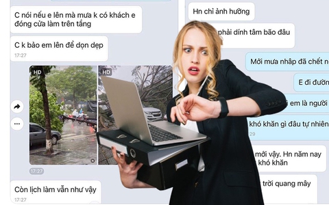 Sếp bắt nhân viên chạy từ Phú Thọ đến Hà Nội để đi làm giữa lúc mưa bão - câu chuyện gây tranh cãi nhất lúc này 