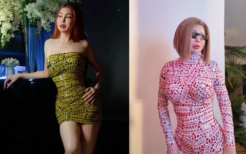 Madam Hồng đu trend quấn băng keo khiến MXH dậy sóng, không tin nổi đã U60!