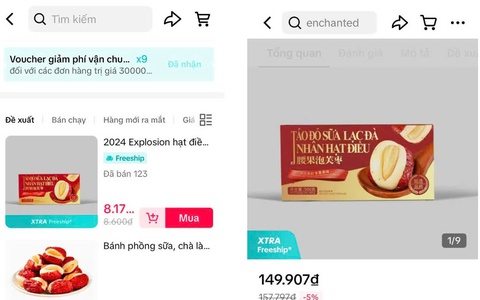 Phát hiện hơn 2.000 hộp kẹo táo đỏ có nguồn gốc "trôi nổi" bán trên TikTok