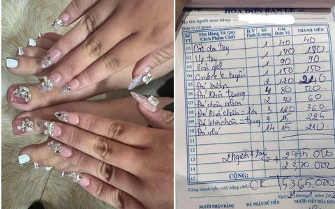 Xôn xao bộ nail giá hơn 5 triệu đồng gây chao đảo cõi mạng và loạt hoá đơn "nóng" nhất Tết này