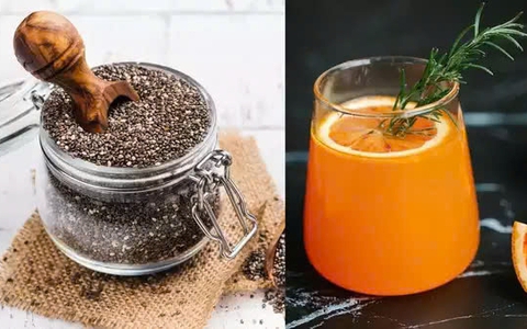 Tại sao nên uống nước cam hạt chia ngâm vào dịp Tết?