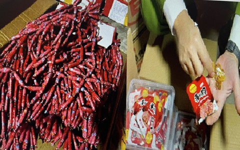 Hà Nội: Phát hiện trên 13 tấn thực phẩm bao gói sẵn có dấu hiệu nhập lậu