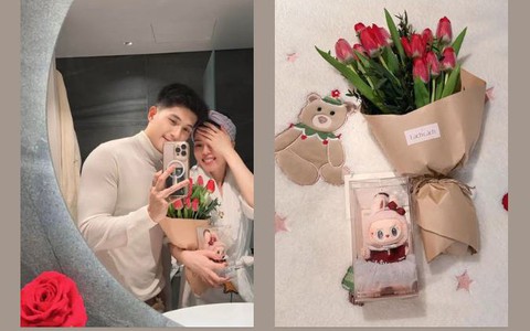 Tình trẻ bất ngờ tặng quà Valentine cho nữ hoàng phòng trà trong đêm: Là trend hot, giới trẻ đang săn lùng