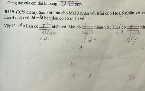 Bài toán lớp 1 tưởng dễ nhưng lại thách thức IQ của vô số người lớn - Đọc xong đề đã thấy lú!