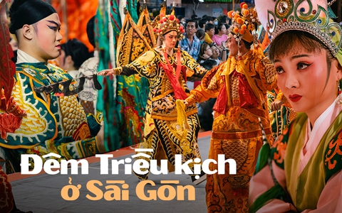 Phóng sự ảnh: Theo chân những nghệ sĩ hát Tiều sau cánh gà sân khấu ở Sài Gòn