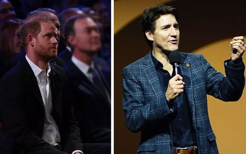 Khoảnh khắc Harry rưng rưng xúc động khi nhận lời tri ân từ Thủ tướng Canada Justin Trudeau