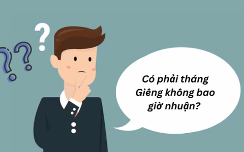 Có phải tháng Giêng không bao giờ nhuận?