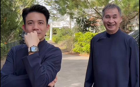 Gần 4 triệu người xem ông trùm Nhựa Long Thành làm 1 việc hiếm thấy, xuất hiện với phong thái “khác ngày thường” bên đại gia đình