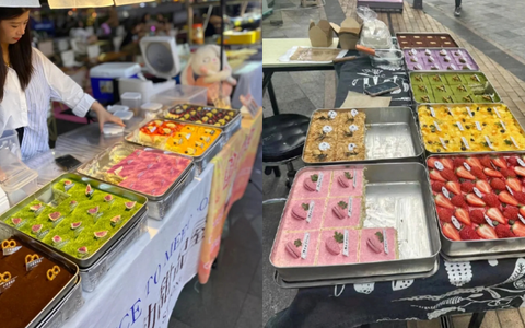 Thực hư mở gian hàng tiramisu vỉa hè kiếm hơn trăm triệu/tháng: Bánh bán hết trong vài giờ, khách nườm nượp không có mà bán