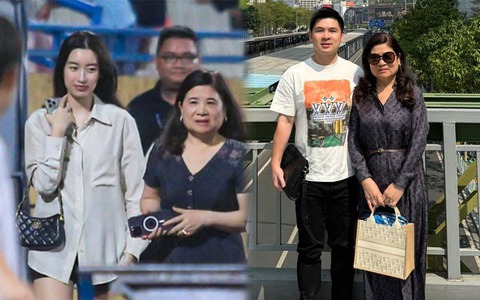 Mẹ chồng Đỗ Mỹ Linh diện váy hiệu 100 triệu, phong thái phu nhân chủ tịch gây chú ý trên MXH