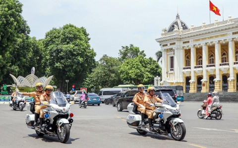 Hà Nội phân luồng giao thông, tổ chức hướng đi cho các loại phương tiện trong ngày 14-15/4