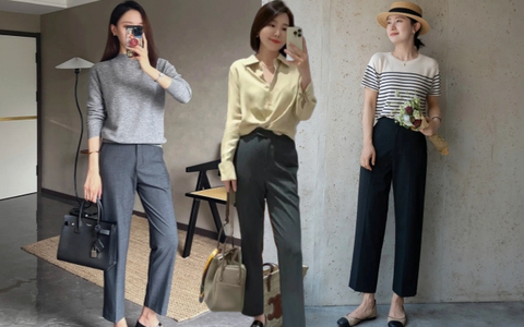 Chiếc quần "gây bão" đầu hè: Cách mặc đẹp quá đơn giản, phù hợp cả tuổi trung niên!