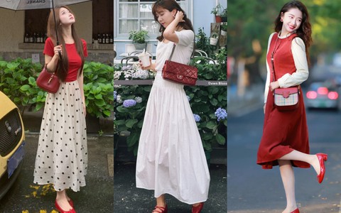 Đầu hè này, cả giới thời trang đang phát cuồng vì "giày đỏ nhỏ xinh" – bạn đã thử chưa?