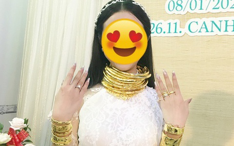 Cô dâu Vbiz được tặng 13 cây vàng hồi môn, tính số lãi chỉ sau 4 năm cưới mà choáng váng