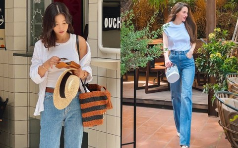 Công thức không bao giờ lỗi mốt, giúp phụ nữ 40+ nhân đôi sự trẻ trung chính là áo trắng và quần jeans