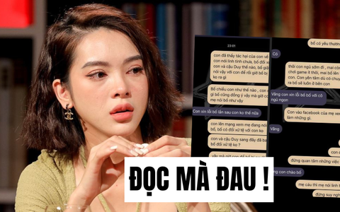 Tôi sốc nghẹn khi đọc tin nhắn con trai Quỳnh Lương gửi bố: Khi một đứa trẻ lặp lại 3 từ này, có gì đó đã sai nghiêm trọng rồi!