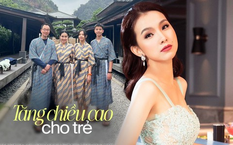 Con gái 12 tuổi cao 1,72m, con trai 14 tuổi 1,86m, Hoa hậu Thùy Lâm tiết lộ 2 thói quen không ngày nào quên nhắc con làm từ khi còn nhỏ
