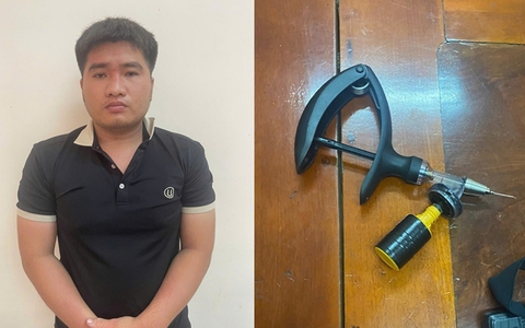 Vụ bắt Nguyễn Thành Thông - kẻ dùng kim tiêm đâm học sinh: Giám định dung dịch màu xanh 'bí ẩn'