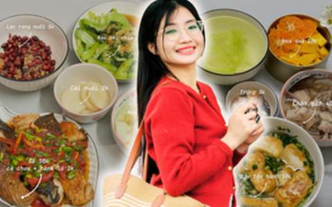 500 nghìn đồng nấu cho 4 người ăn cả tuần, cô gái gen Z gây sốt mạng