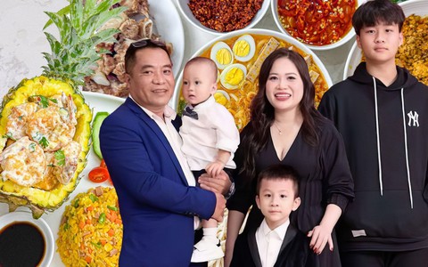 Mẹ Nghệ An khoe mâm cơm nấu cho cả nhà được con trai giúp sức, hội chị em thi nhau xin làm thông gia