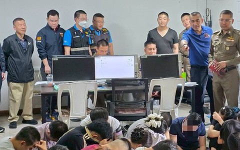 Thái Lan bắt giữ nhóm người Việt lừa đảo trực tuyến
