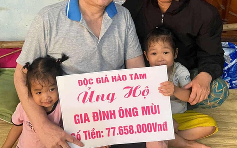 Hơn 77 triệu đồng đến với người phụ nữ có chồng gặp nạn, con dâu bỏ đi để lại 2 cháu nội thơ dại
