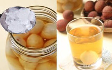 Cách làm giấm vải thiều vị chua dịu nhẹ, hương thơm tinh tế