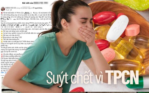Người phụ nữ bị ngộ độc do TPCN: Tỉnh táo lựa chọn và uống để tránh "rước hoạ"