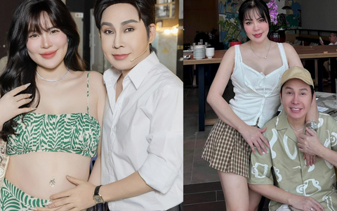 Hoa hậu Việt sợ chồng chê khi mang thai con thứ 4