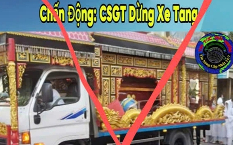 Làm rõ clip "CSGT dừng xe tang giữa đường, bé gái chui ra từ quan tài"