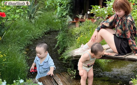 Check quán cafe có suối nước, rừng cây giữa Hà Nội: Bé được trải nghiệm hòa mình cùng thiên nhiên, mẹ chỉ cần giơ máy lên là có ảnh đẹp