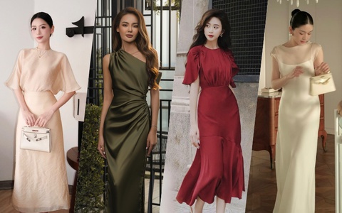 Những thiết kế váy lụa mỏng manh, đẹp thanh tao, diện lên tôn dáng và xinh như mộng