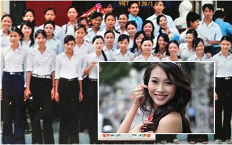 Lộ ảnh thời học sinh của tân Hoa hậu VN