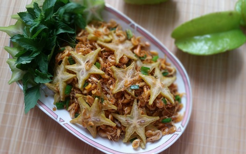 Tép rang khế - món ăn dân dã mà hao cơm