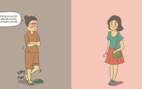 Tranh vui: Khác biệt "to tướng" giữa gái dại và gái khôn khi "đối xử" với đàn ông