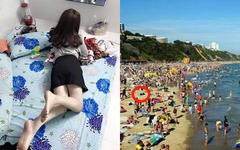 Nằm nhà tạo dáng nhờ dân mạng chỉnh ảnh đang ở bãi biển, cô nàng lại ăn quả đắng